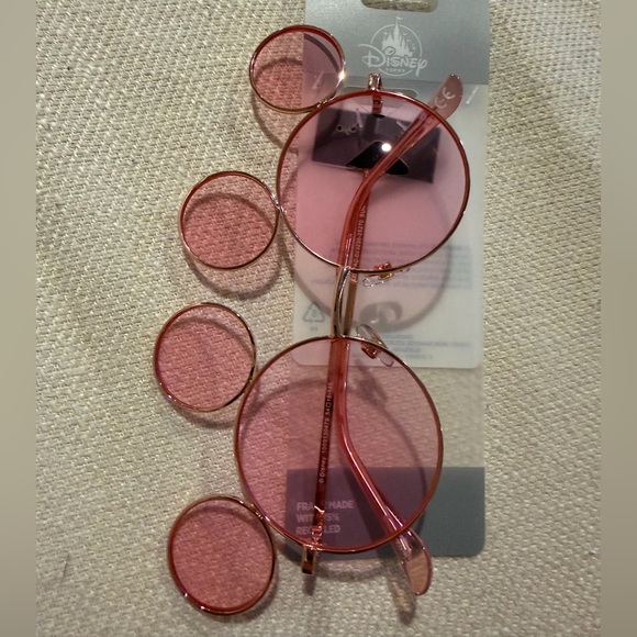 Disney Accessories - Disney parks new pink Mickey Rose-Tinted Glasses